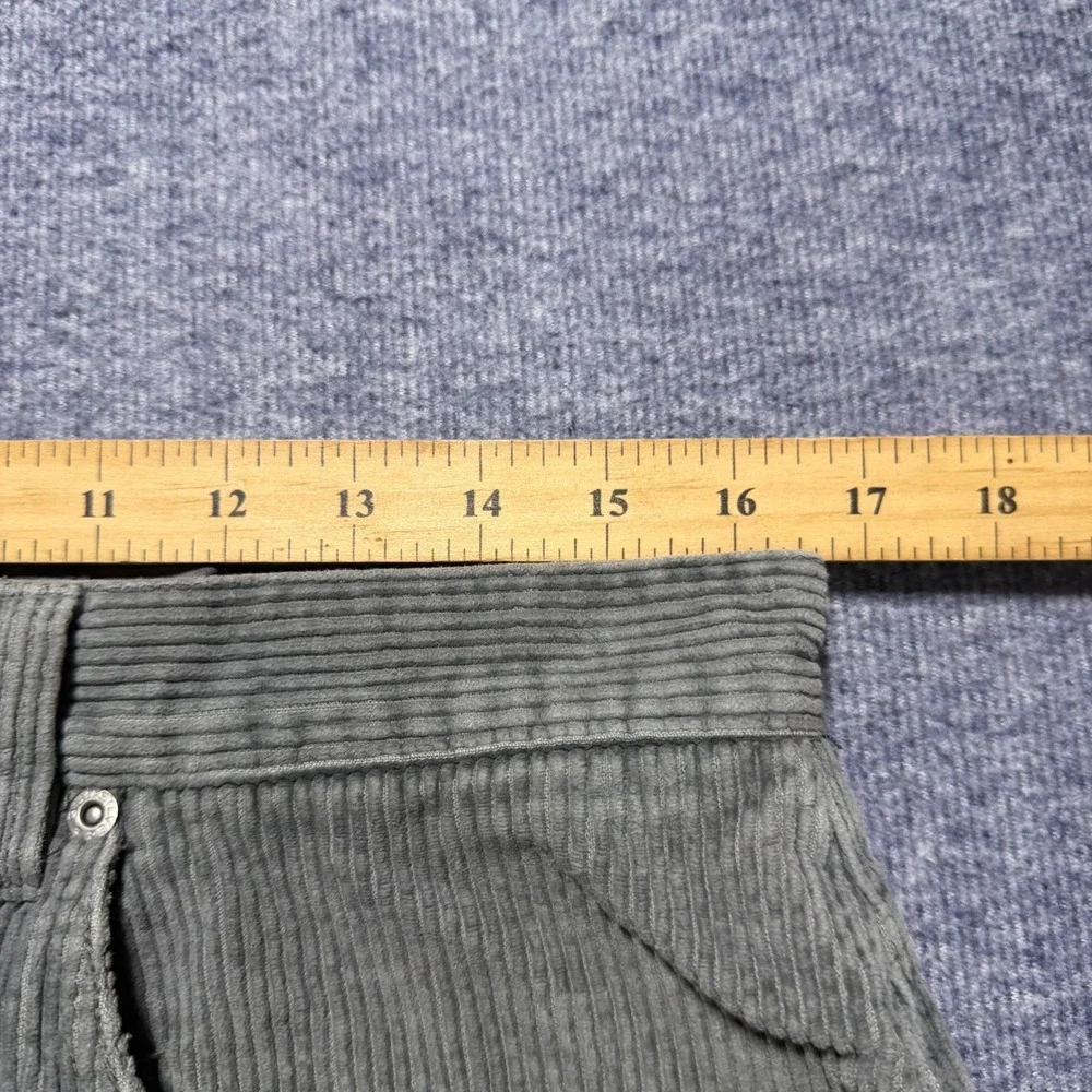 Y2K Quiksilver Vintage Corduroy Shorts Mens 32 Gray Cotton Skate Surf 90s NICE